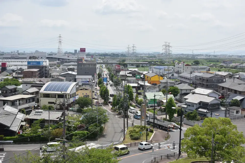 東浦町のまちなみ
