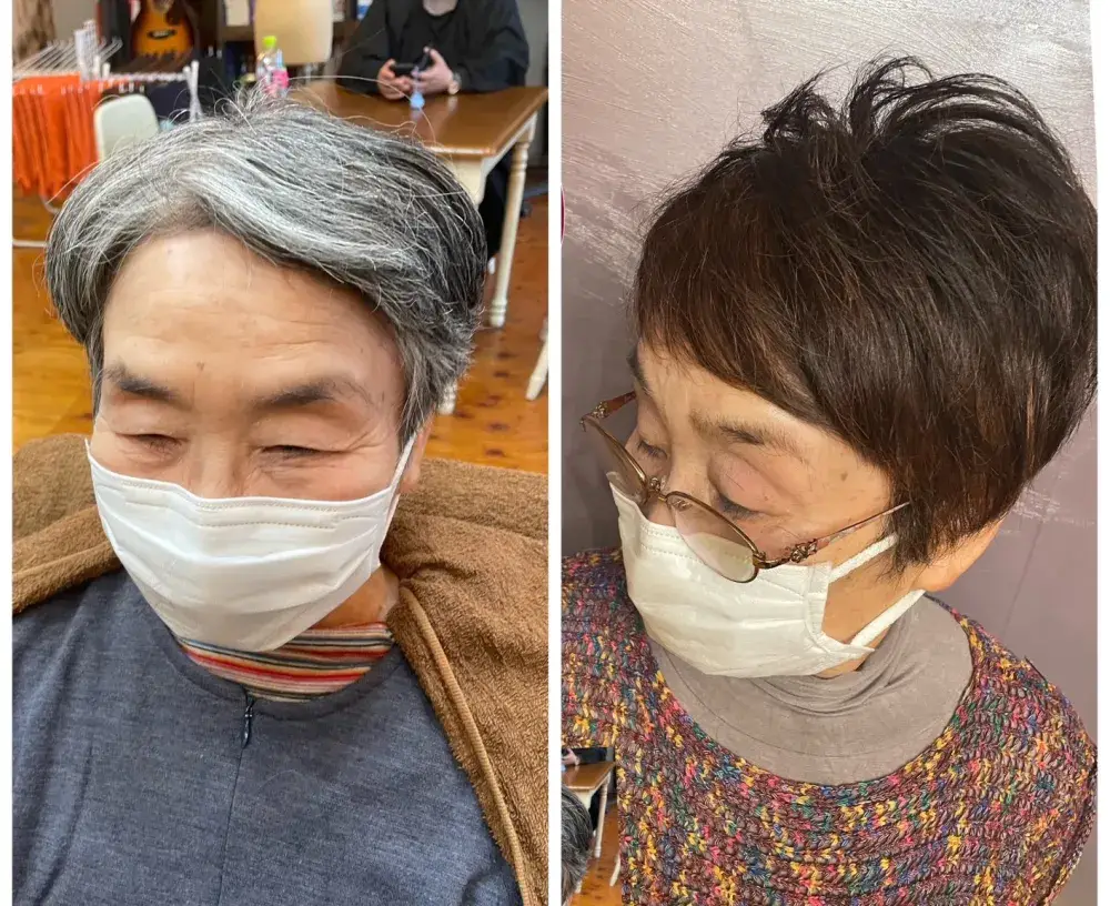 キレイに染まるだけでなく髪のコンディションも整います。
