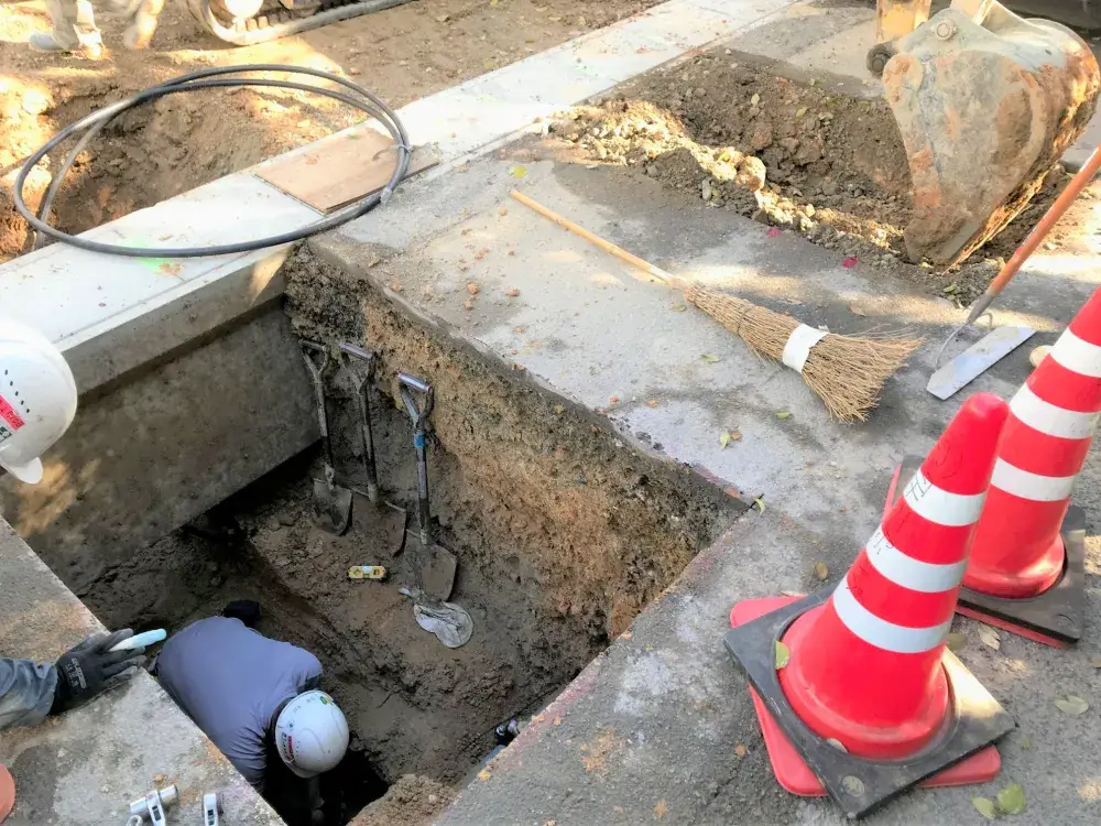 水道支管引込み工事
